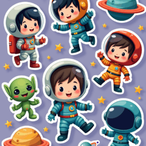 Kids Stickers - Sheet v33